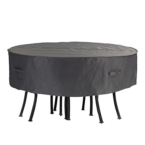 Patio Watcher Large Round Patio Table and Chair Set Cover, Durable and