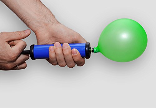 Ball Pump for Exercise Ball - Needle Kit Inflates Any Gym Yoga Ball Pump - Small Beach Ball Pump Kit - Ballon Pumps Size 8 inch - Rubber Medicine Ball Pump Adaptor Air Pump Hose Extension for Toy Ball