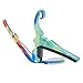 Kyser Quick-Change Guitar Capo for 6-string acoustic guitars, Tie-Dye, KG6TDA