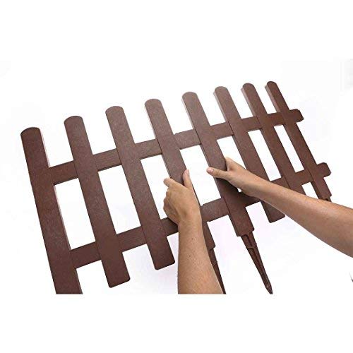 Catral 49010008 - Pack 5 mini vallas clickfence lop 40x40cm marron ...