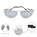 WELMADE CHEX Premium Full Mirrored Aviator Sunglasses UV400 … (silver)