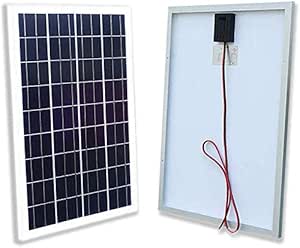 ECO-WORTHY 25 Watt 12 Volt Polycrystalline Solar Panel Module Off Grid Charging RV Boat