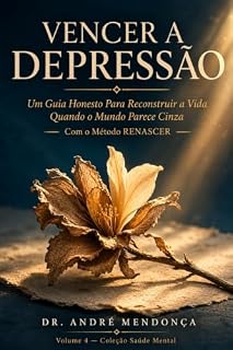 Livro Depressão - Como Vencer Sem Remédios: Um Guia Para Reconstruir a Vida Quando o Mundo Parece Cinza - Com o Método RENASCER (Guias de Saúde Mental Livro 4)