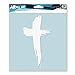 Cross Handdrawn Jesus Christian - Vinyl Decal - Car Phone Helmet - Select Size