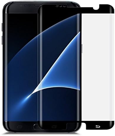 Samsung Galaxy S7 Edge Screen Protector YiYiYi Case Friendly 9H Tempered Glass 3D Curved Protection - Black