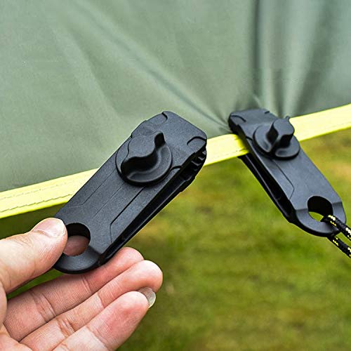 TOYMIS 12 Stuks Tarp Clips Tentclips Lanen Clips Multifunctioneel Tentaccessoire Tentzeil Clips Luifelklem voor Outdoor… - Image 7
