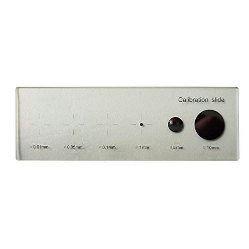 Cross Dot D=0.01, 0.05, 0.1, 1, 5, 10 | 970 Stage Micrometer Microscope Calibration Slide