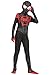 CHECKIN Toddler Kids Spider Verse Miles Morales Gwen Jumpsuit Bodysuit Black Spider Boy Tights Costume (Child L/120-130CM, Miles Morales)