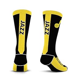 For Bare Feet NBA UTAH JAZZ MVP Crew Sock Team