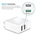 Maxboost Quick Charge 3.0 30W 2-Port USB Wall Charger, QC 3.0 USB for Galaxy S9 Plus/S8 / S7/S6/edge,Note 9 8/5, LG G6 G5 V20,HTC One A9,Nexus 5X 6P,Pixel; 2.4A USB for iPhone Xs XR X 8 7 Plus,iPad