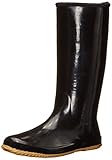 Chooka Women's Packable Waterproof Rain Boot With Travel Bag, Black, 9 M US
