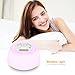 INLIFE Wake Up Light Alarm Clock Wireless Mood Light with Sunrise Simulation and 4 Natural Alarm Sounds, White Noise Machine with 4 Sleep Sounds, 7 Multicolor Rechargeable Portable Night Light