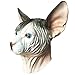 Halloween Costume Cosplay Sphynx Face Masks Hairless Cat Adult Face Mask