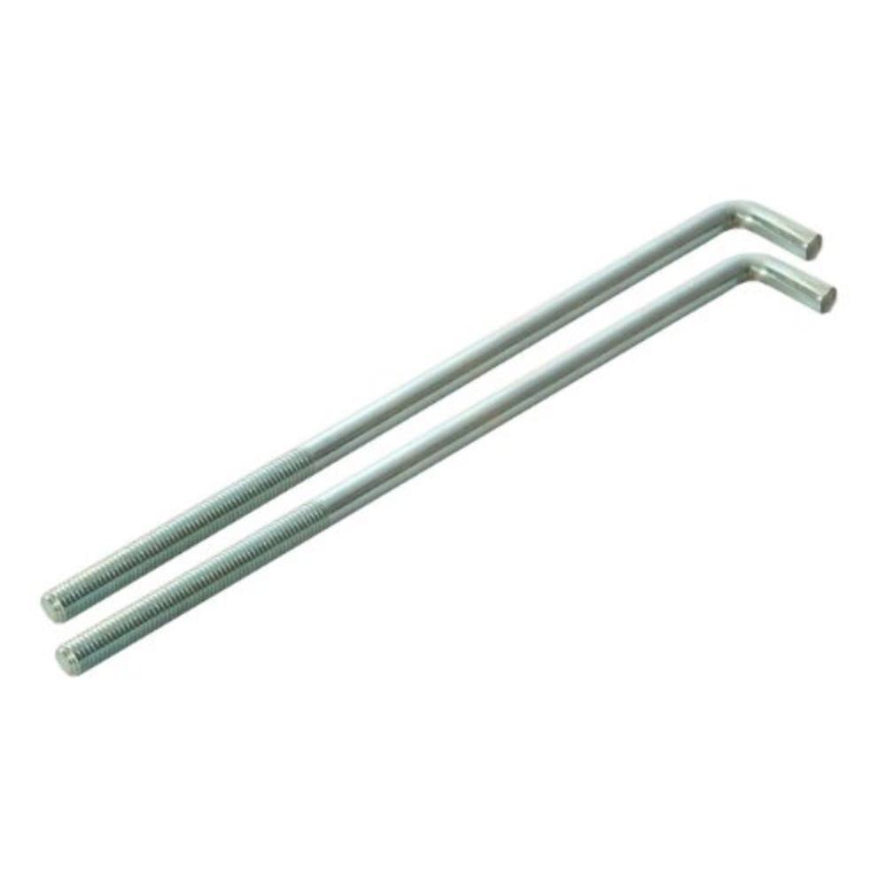 Faithfull 460mm 18-inch External Building Profile Bolts (2 Pieces)