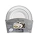 Masterpiece Premium Quality Heavyweight Plastic Plates: 25 Dinner Plates and 25 Salad Plates