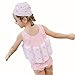 Kingswell Float Suit Toddler Swimsuit Kids Swim Training Aid Jacket Vest Suit with Removable Buoyancy Float for Toddler Girls