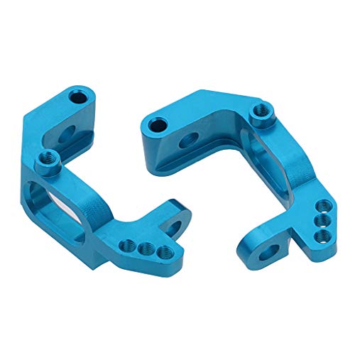 Flameer 1:10th Blue Alloy Front Hub Carrier 102210 for HSP 94123 94111 RC Car Accs