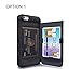 iPhone 6S Case, TORU [iPhone 6S Wallet Case Pattern Marble] Protective Slim Fit Dual Layer Hidden Credit Card Holder ID Slot Card Case with Mirror for iPhone 6S / iPhone 6 - Marble Stone