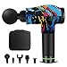 Massage Gun, Powerful Cordless Handheld Deep Tissue&Muscle Tension Relief Massager,Unique-Particular Fascia Gun with 5 Heads Adjustable 6 Speed Variation（Hip Hop Graffiti）