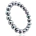 Unisex Synthetic Stones Healing Power Crystal Elastic Stretch 10mm Beaded Bracelet