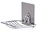 LAUNGDA Soap Dish Adhesive Soap Holder Wall Mounted Chrome Soap Dish Holder for Shower/Bathroom/Kitchen/Tile