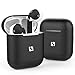 Airpod Drop Proof Protective Case Bundle Two Sets Airpod Skins (Black)