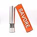 Savore Automatic Electric Salt or Pepper Grinder Mill,Quality Stainless Steel, Battery Powered with LED Light At Bottom Upgrade From Your Regular OXO Shaker