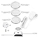Ustellar Updated LED Under Cabinet Lighting Kit, 510lm, Hand Wave Activated Control Under Counter Lights, Puck Lights, DC 12V Kitchen Lighting, Closet Lights, 6000K Daylight White, Set of 3