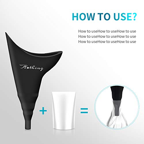 Reusable Female Urination Device, Portable Female Urinal Silicone