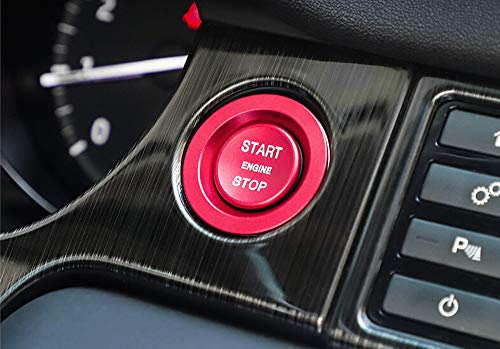 Car Accessories Start Stop Engine Push Button Sticker Fit For Land Rover Discovery Sport 5 Range Rover Jaguar XE F-Type F-Pace XJ XJR XF XFR XFR-S
