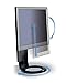 3M MS110MB Easy-Adjust LCD Monitor Stand, 8 1/2 x 5 1/2 x 8 1/2 to 13 1/2, Blackthumb 1