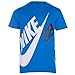 Nike T Shirt Junior Skateboarding Tee Logo Crew Neck Short Sleeve Top Cotton T Shirt New (M 10/12 Years, White)