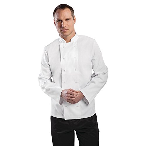 Whites Chefs Apparel A134S Vegas Chef Jacket, Long Sleeve, White