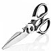 Kitchen Scissors, Stainless Steel Heavy Duty Kitchen Shears,Multi Purpose Scissors for Poultry, Meat, Fish, Vegetables, BBQ and Nut Cracker