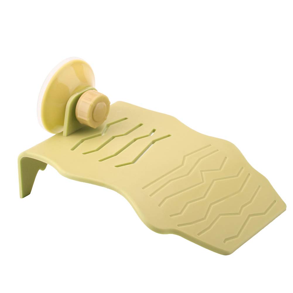 Sheens Turtle Basking Platform, Floating Aquarium Island for Reptiles with Suction Cups, Plastic Climbing Resting Spot for Small to Large Amphibians and Aquatic Turtles, Yellow S, Durab