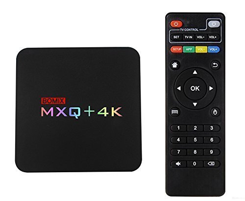 MXQ Pro 4K TV Box, Android 6.0, Set Top Box Quad Core Smart 4K Ultra HD with minikeyboard