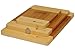 ♻ Extra Thick Eco-Friendly Bamboo Cutting Board Set - 3 Piece set of Thick, Strong, and Durable Bamboo Wood Cutting Board With Beautiful White Edge by Premium Bamboo