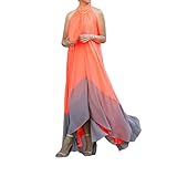 EFINNY Women Embroidery Floral Mesh Summer Boho Long Evening Party Maxi Dress