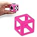 Protective Cover Case for Fidget Cube Relieves Stress & Anxiety Attention Toy (Hot Pink)