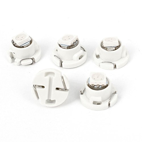 5 Pcs 5050 SMD T4.7 Wedge LED Instrument Light Lamp Green Internal