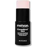Mehron Makeup CreamBlend Stick - Full-Coverage Cream Foundation (Alabaster, 0.75 Ounce)
