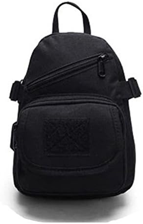 WILDA OUTDOOR Multi Functional 1000D Waterproof Small Sling Tactical Molle Bag Military Pack Sport Daypack Shoulder Backpack Chest Rucksack for Bicycle Camping Hiking Trekking Travel (Black)
