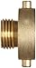 Moon 369-1521021 Brass Fire Hose Adapter, Pin Lug, 1-1/2
