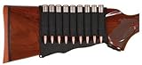 Allen 206 Buttstock Rifle Cartridge Holder, Black, Holds 6