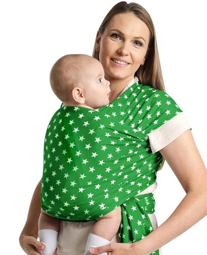 S.Leovay Fashion Star Pattern Baby Wraps Carrier,Comfortable Baby Wearing Wrap…