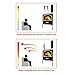 Heat Powered Stove Fan with Magnetic Thermometer 4 Blade Aluminium Silent Eco-friendly for Wood Log Burner Stoves