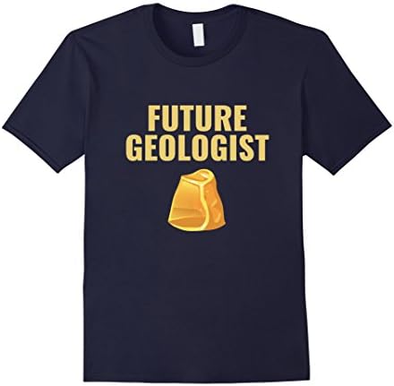 Mens Future Geologist T-Shirt Funny Geology Graduation Gift  Medium Navy