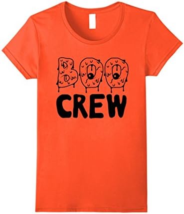 Womens Halloween Graphic T Shirt | Boo Costume T Shirt Gift Idea Medium Orange