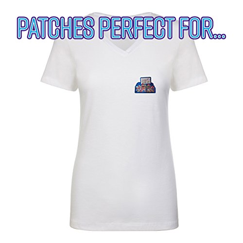 'Super Zombie Brothers' Classic Video Game Parody - Iron on Embroidered Patch Applique