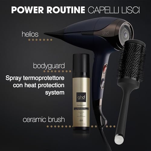 helios, Asciugacapelli Professionale Leggero, Potenza 2200 W, Blu